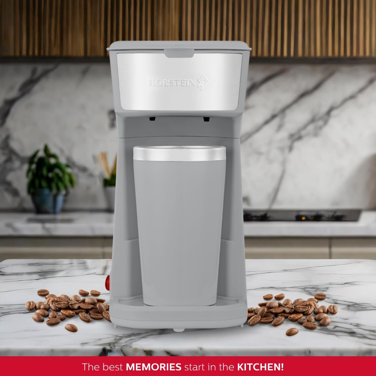 Personal Coffee Maker with 14oz Travel Mug