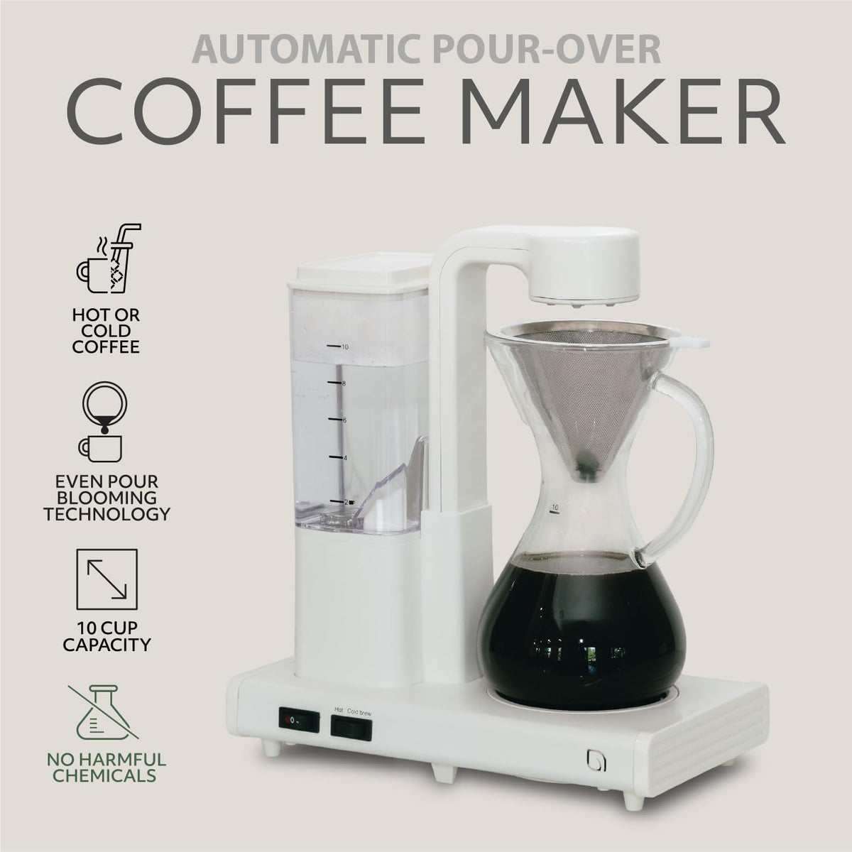 10 Cup Drip Coffee Maker