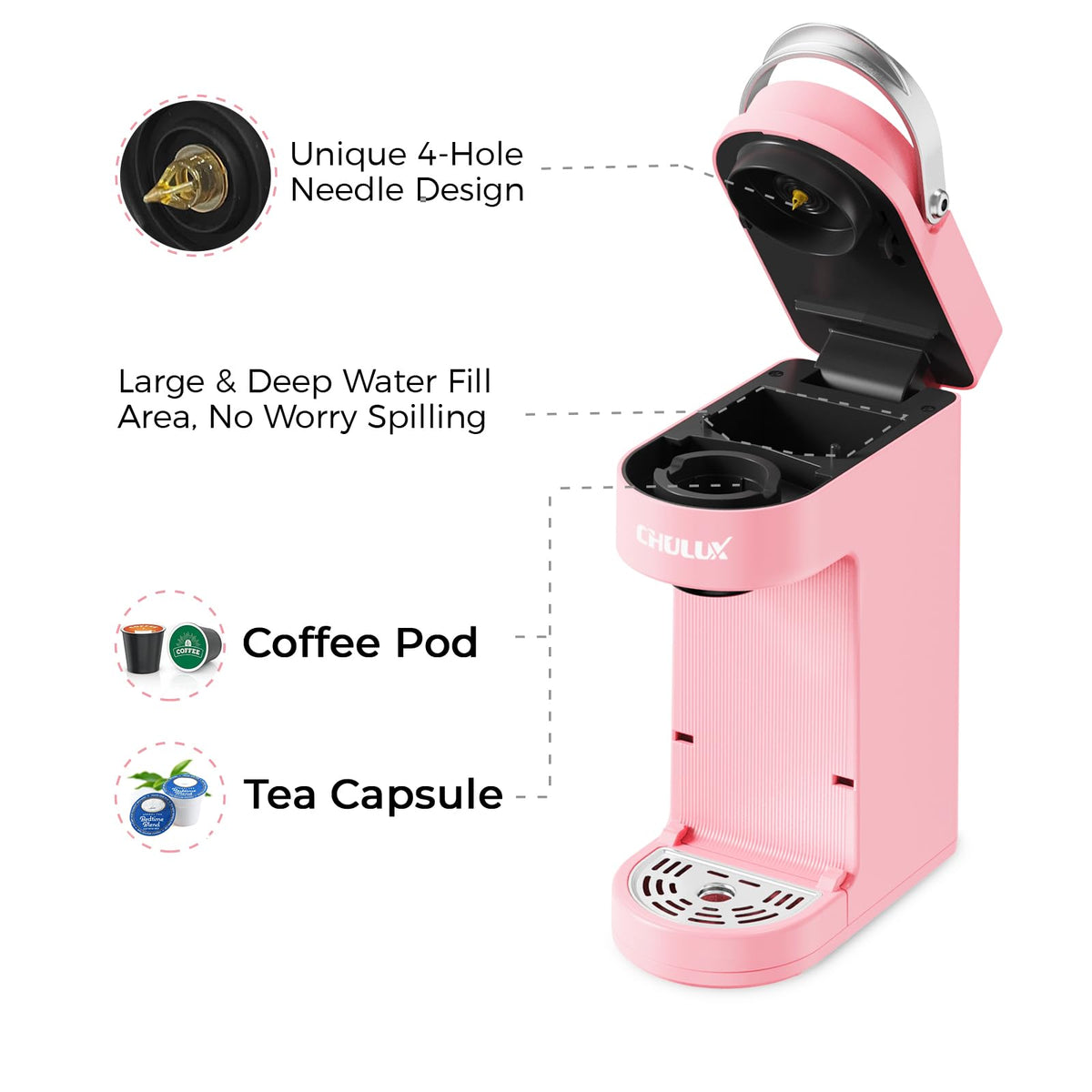 Slim Single Serve Coffee Maker for K Cup