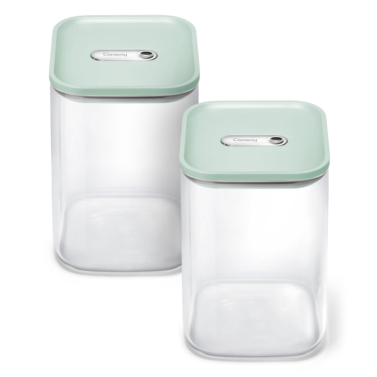 4 qt Glass Airtight Food Storage Containers with Lids (2 Count)
