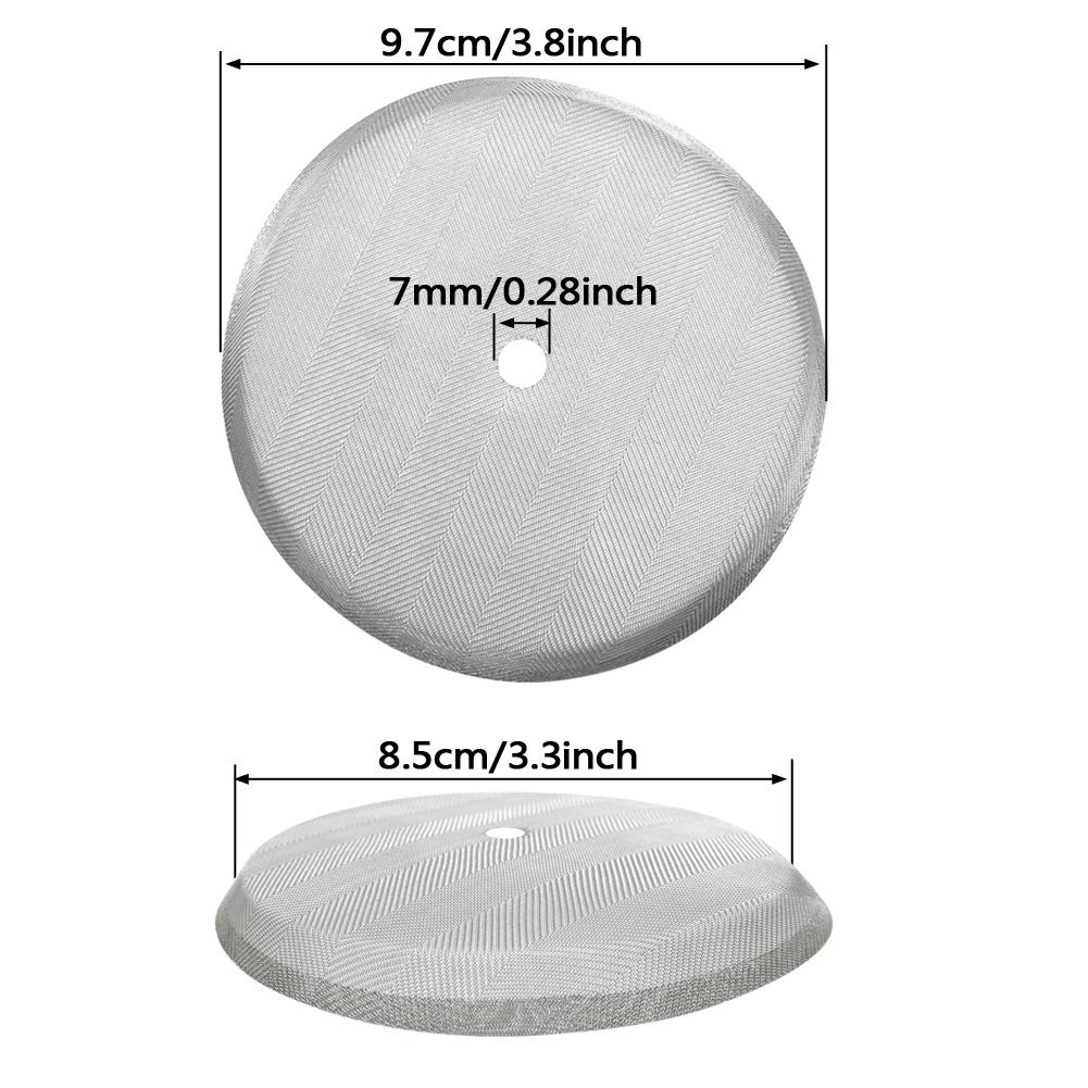 6 Pack French Press Replacement Filter Screen (6 Count)
