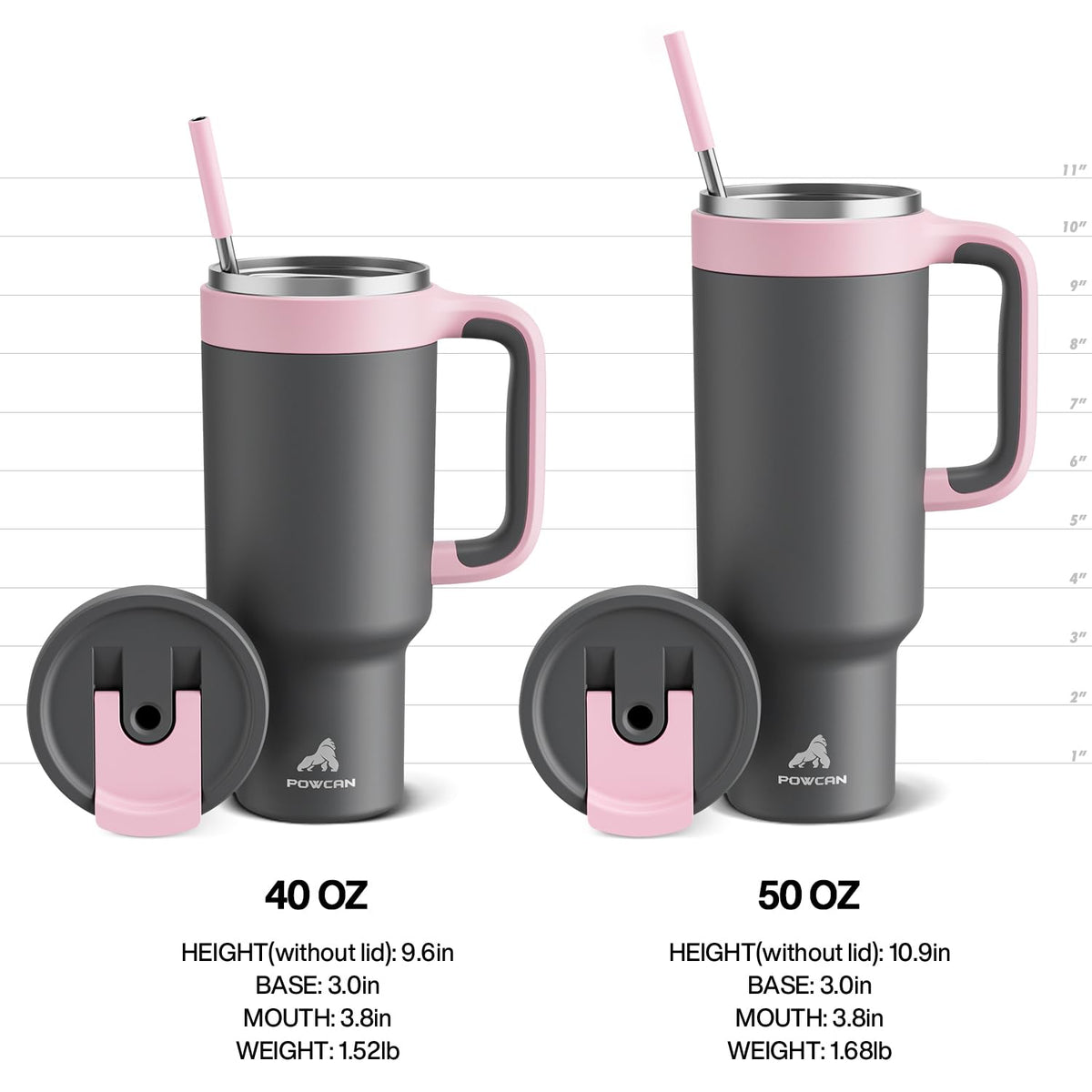 40 oz Tumbler with Handle