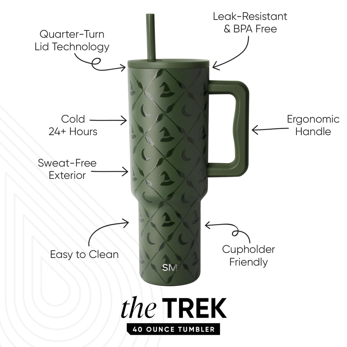 Halloween Tumbler with Handle