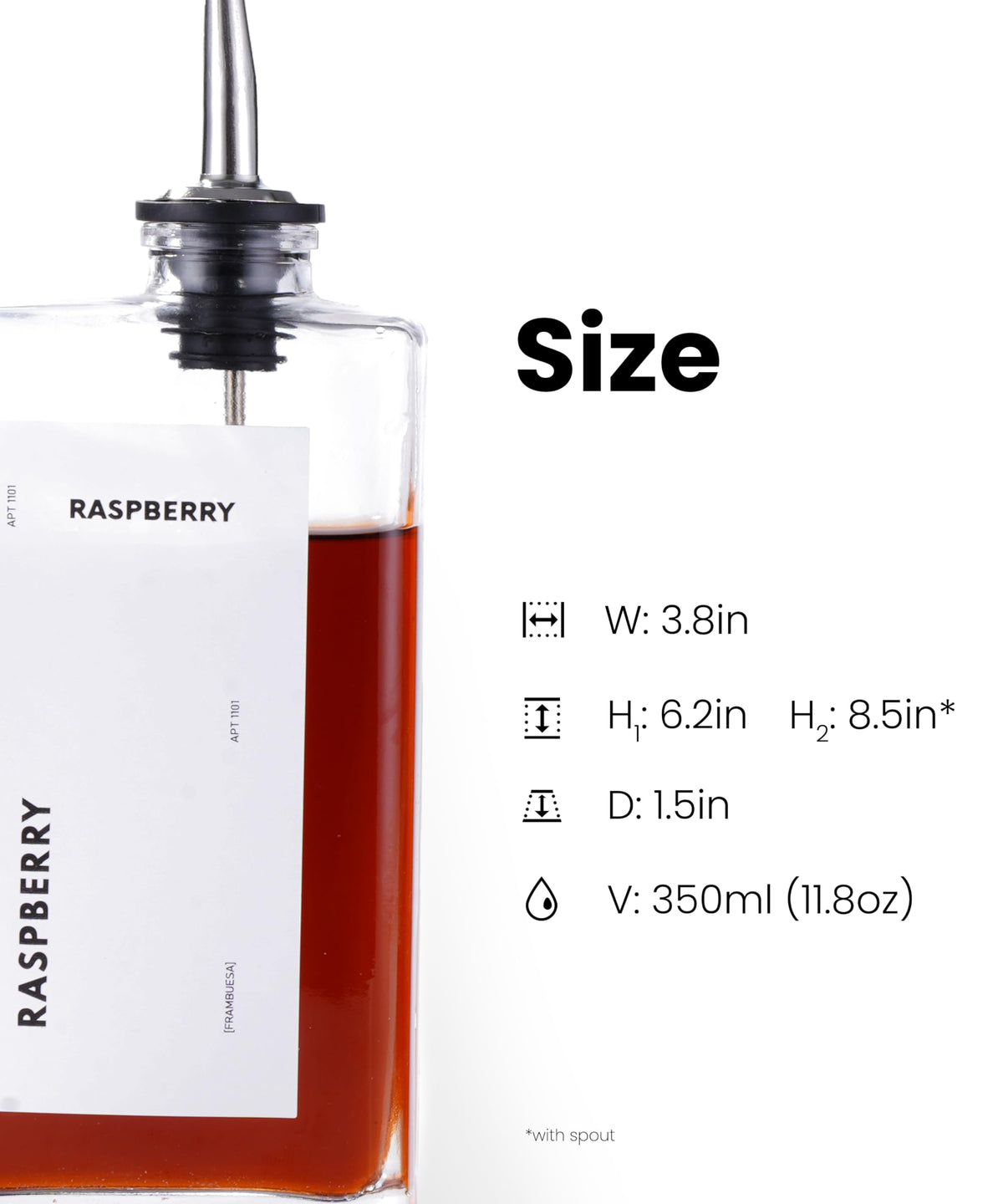 Olive Oil Dispenser for Kitchen (2 Count)