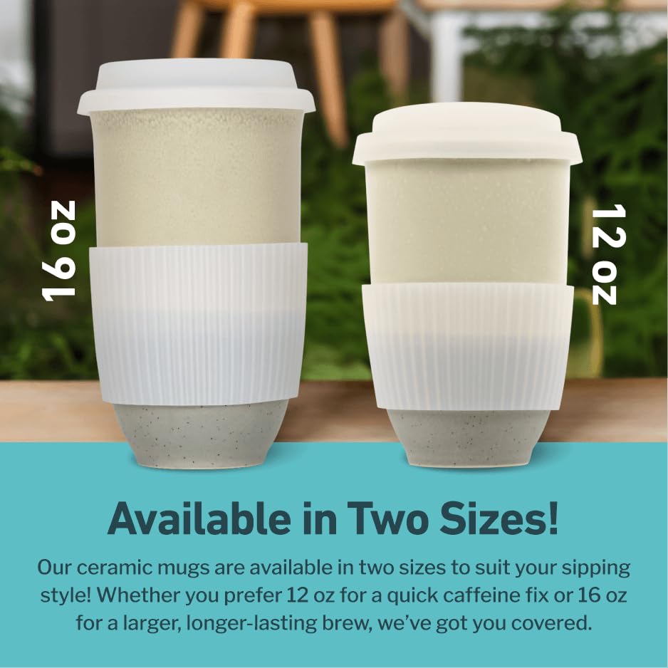 Travel Mug Ceramic Coffee Mug With Lid