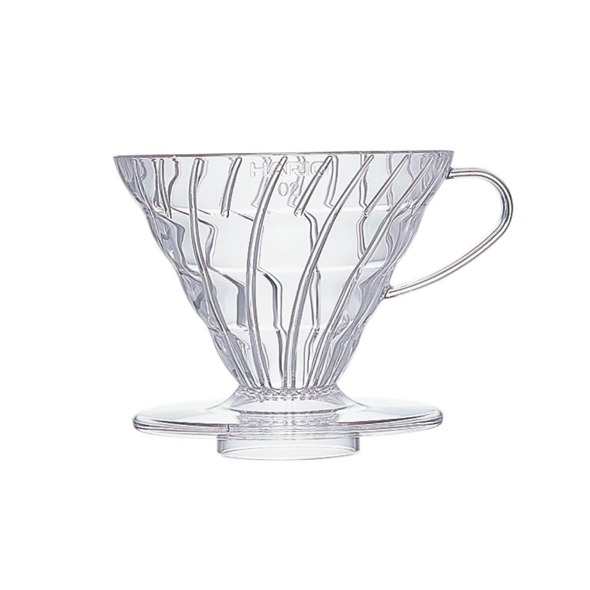 VDR-01-T Transparent Dripper 01 Clear Coffee Hand Drip for 1 to 2 Cups, Made in Japan