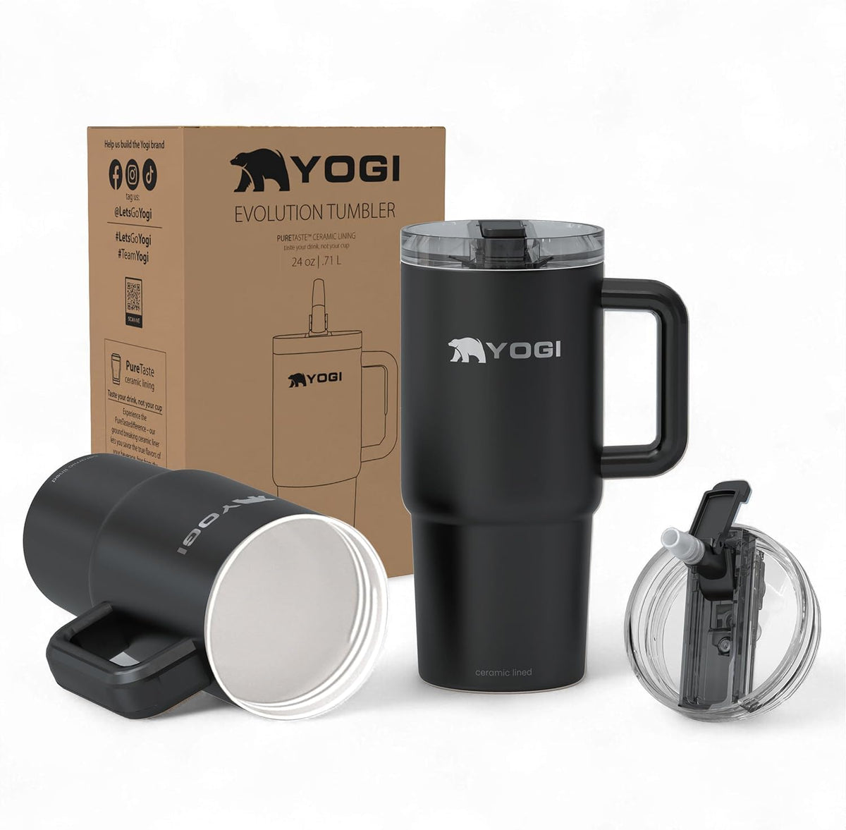 24oz Tumbler with Straw