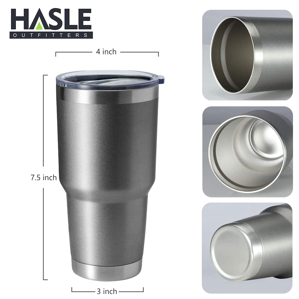 30oz Stainless Steel Tumbler (4 Count)
