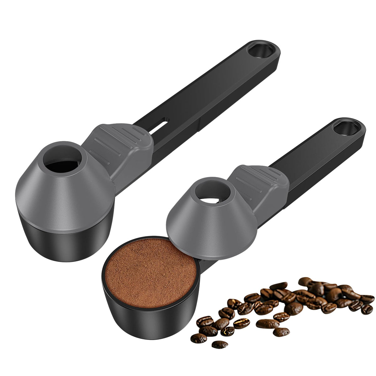 Coffee Scoop & Funnel for Reusable K Cup Refillable Coffee Pods (2 Count)