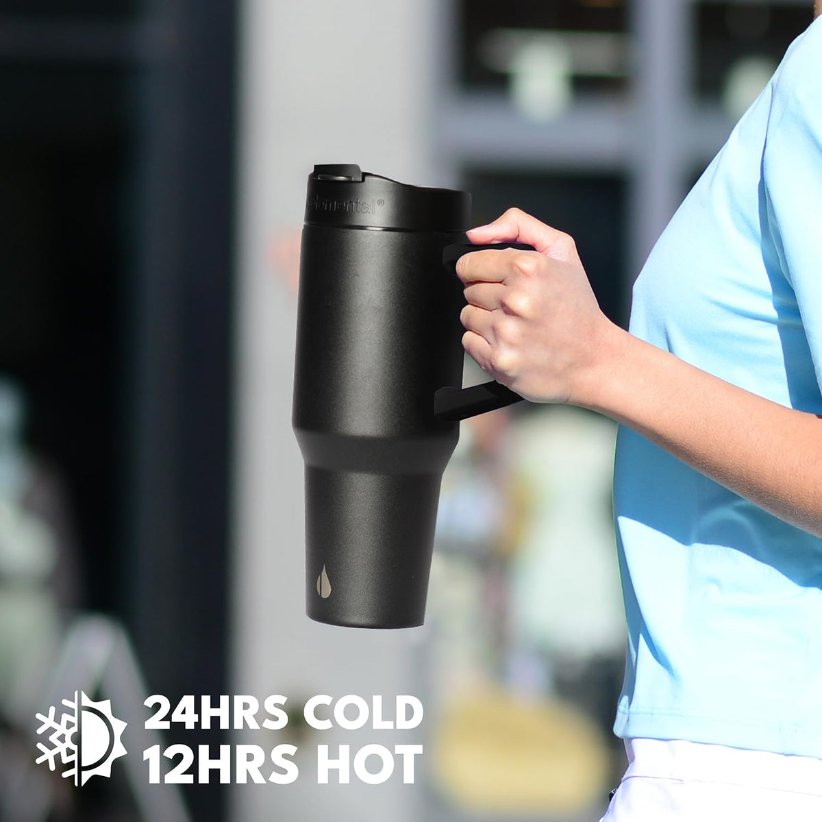 100% Leak Proof 32oz Tumbler with Handle & Straw Travel Mug