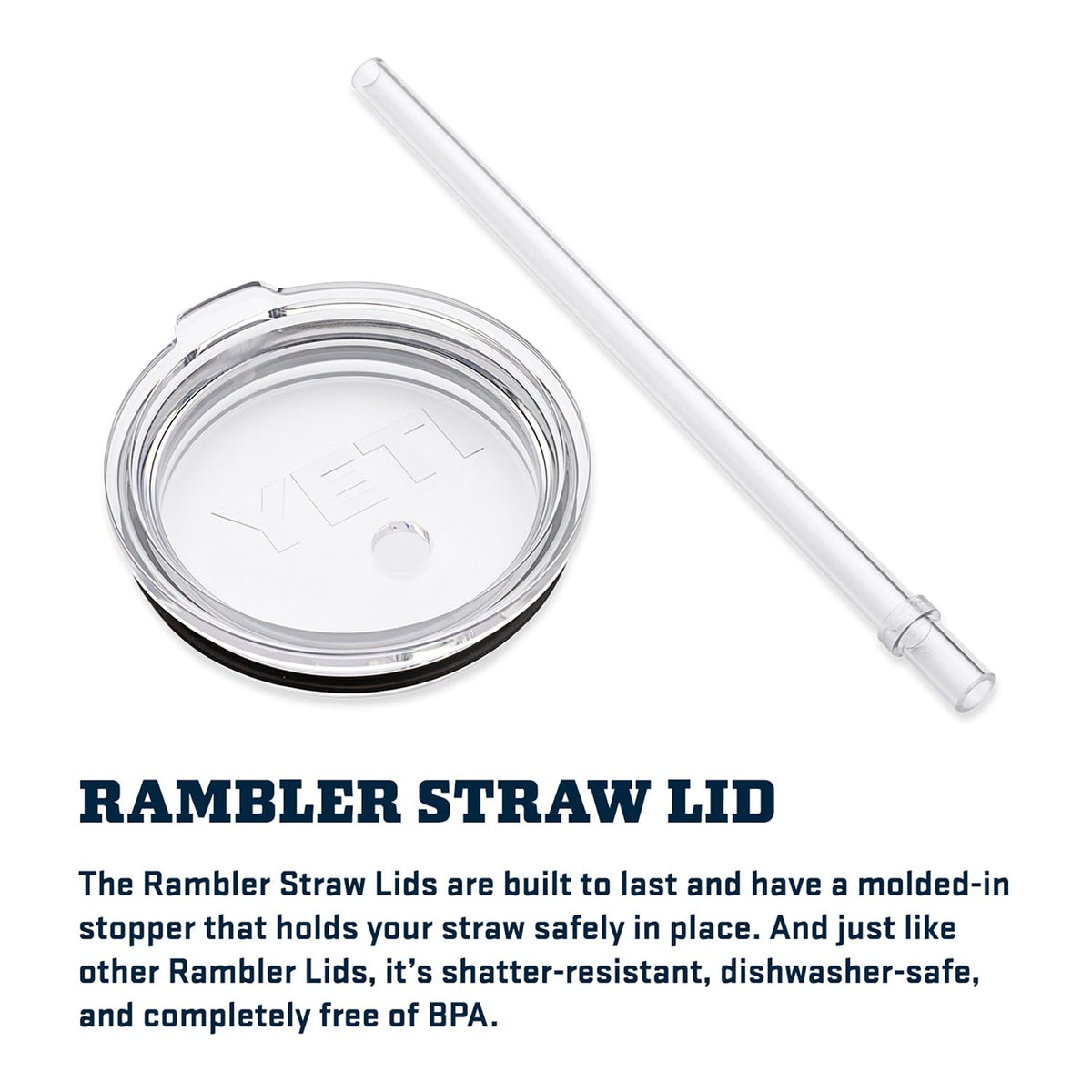 Rambler 35 oz Tumbler with Handle and Straw Lid