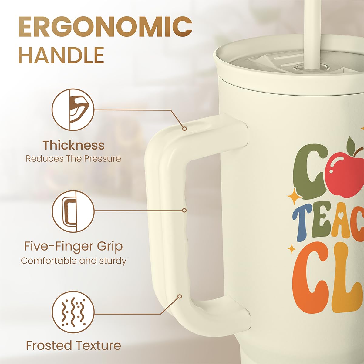 Cool Teacher Club Tumbler 40oz