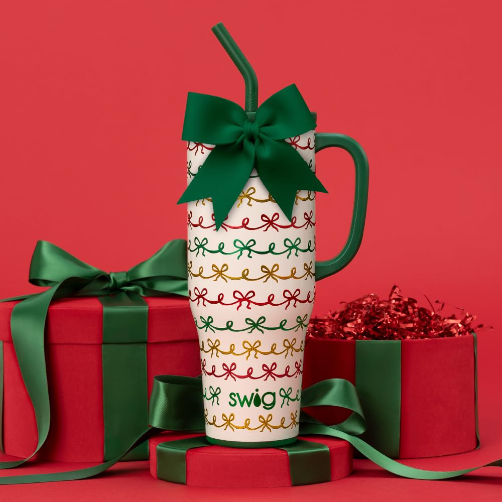 40oz Insulated Mega Mug with Handle & Straw