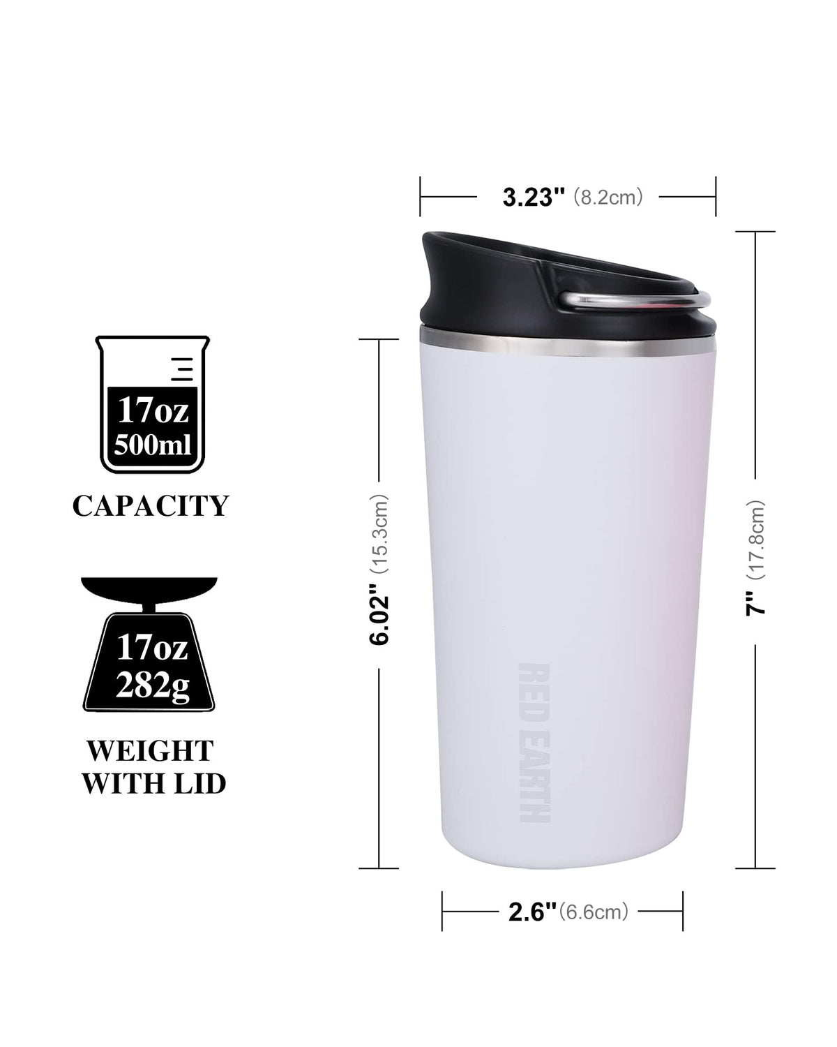 17oz Travel Tea Mug with Infuser