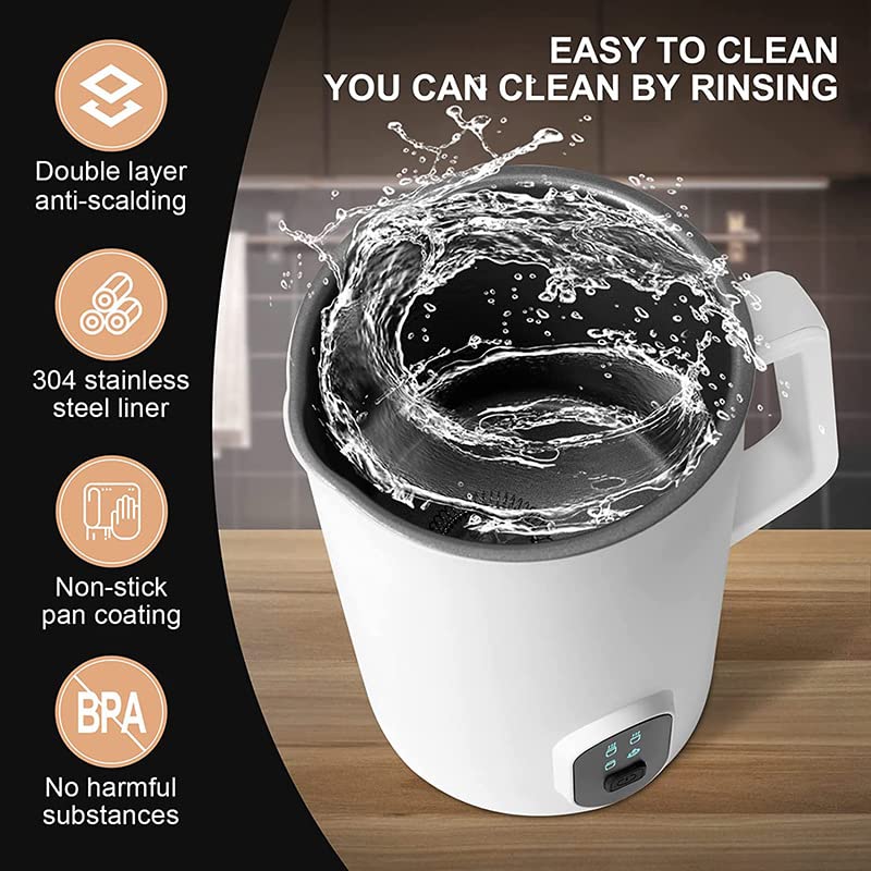 Milk frother 4 in 1 milk frother with heating function