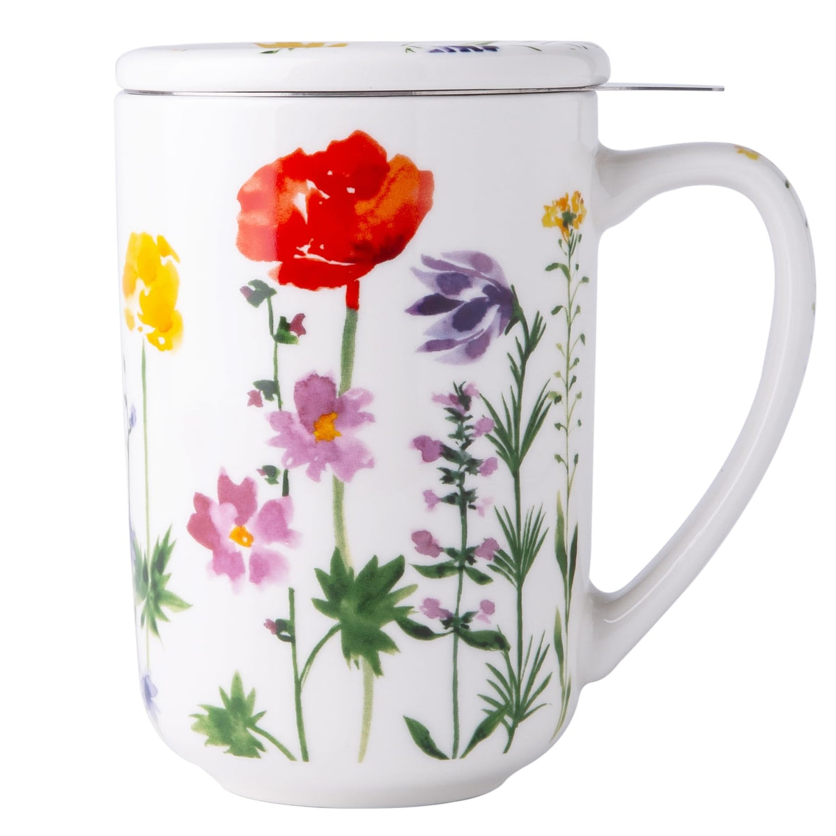 Tea Cup With Infuser and Lid