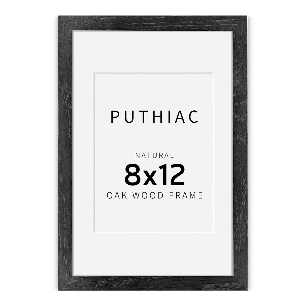 8x12 Solid Oak Wood Picture Frame