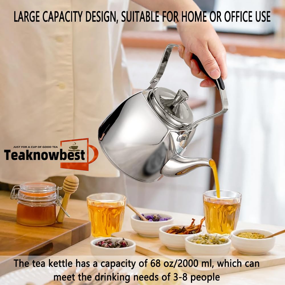 Stainless Steel Teapot with Infuser