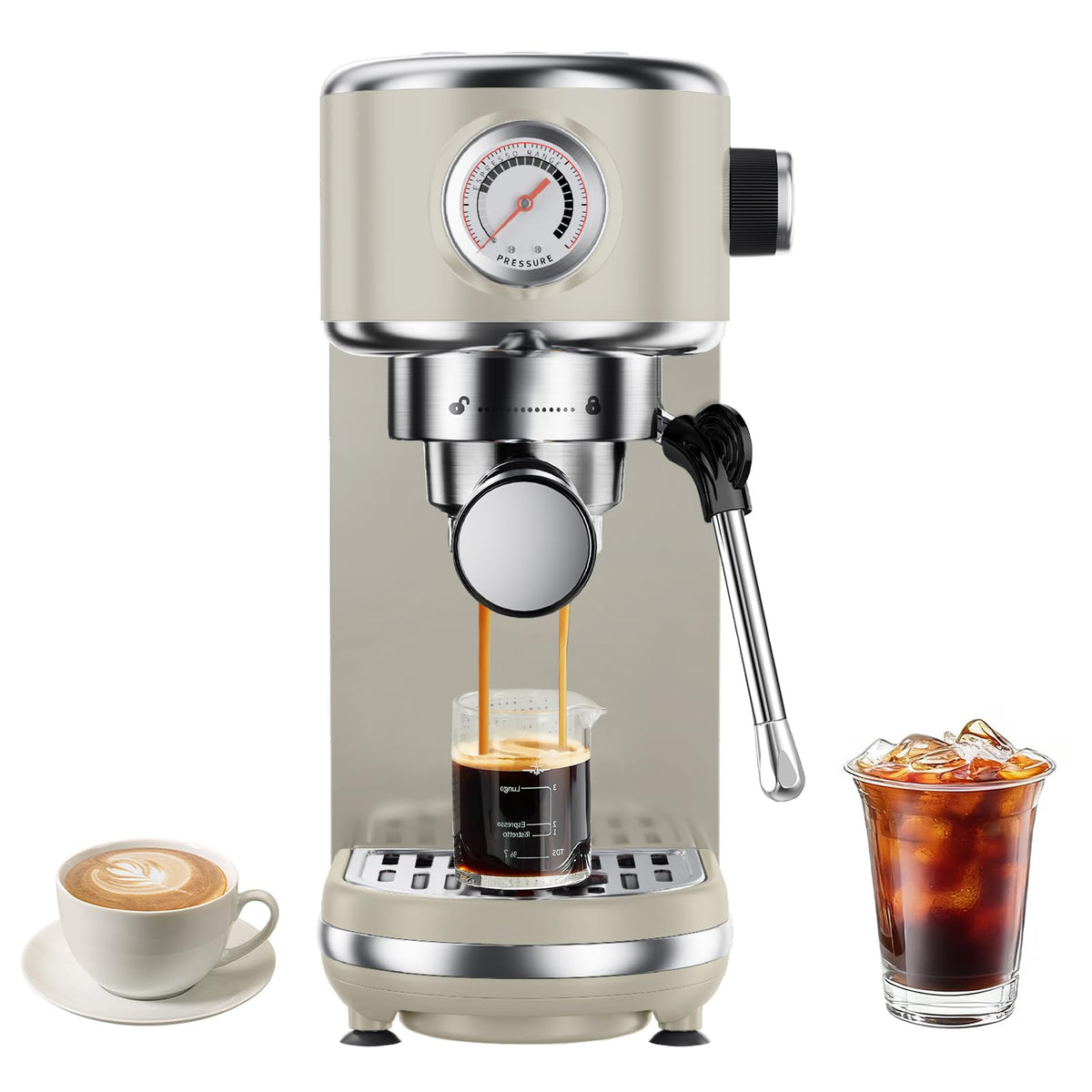 Espresso Machine with Milk Frother