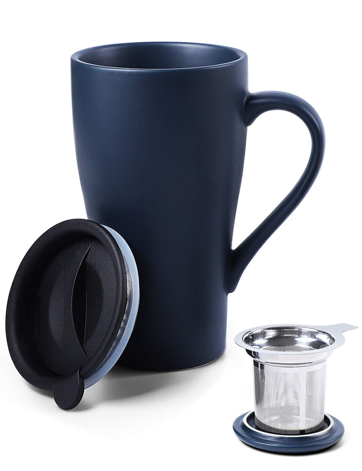 Tea Cup with Infuser and 2 Lids