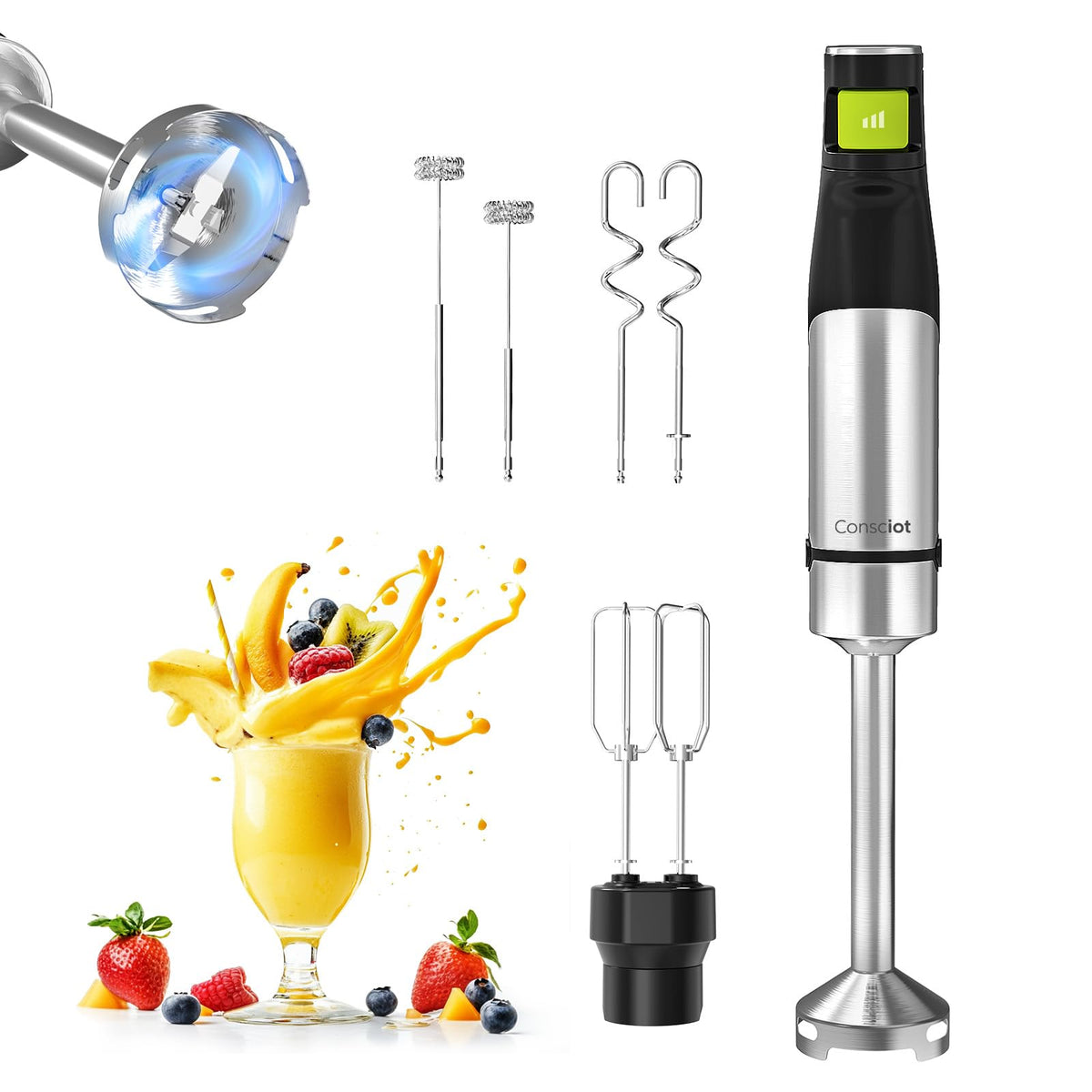 4 in 1 Immersion Hand Blender Max 1100W