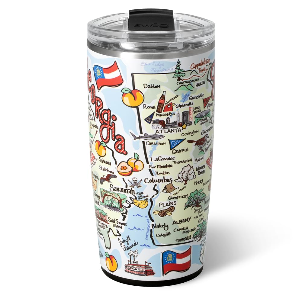 22oz Insulated Travel Mug with Handle & Lid