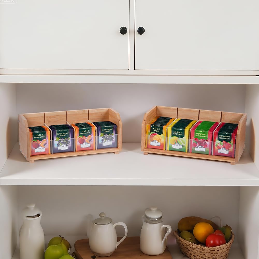 Wooden Tea Bag Organizer