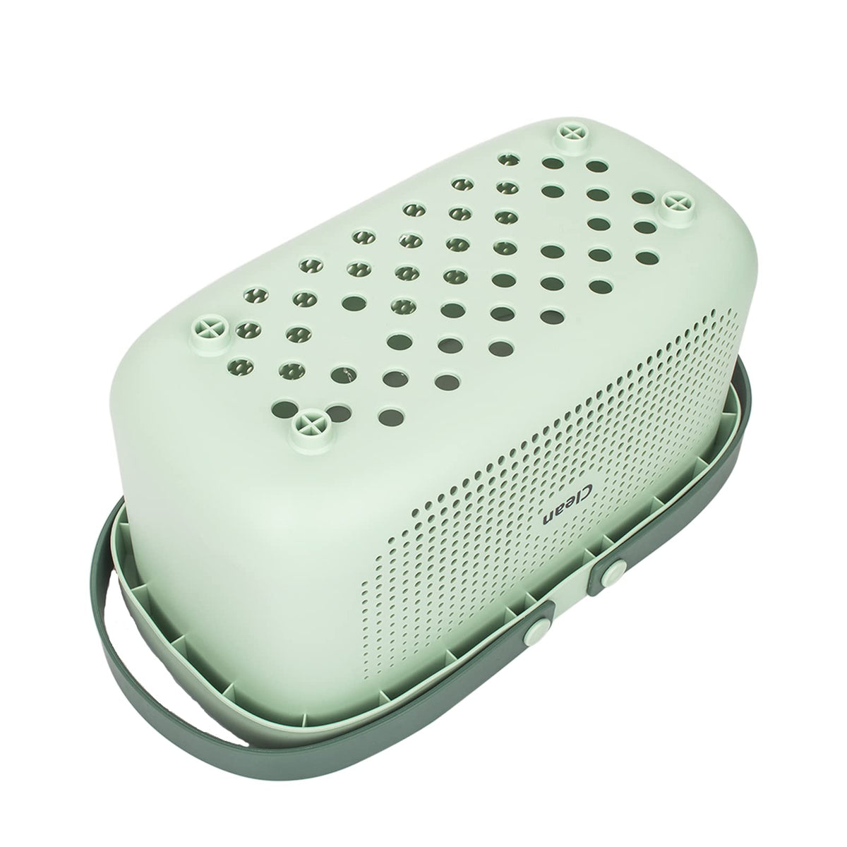 Plastic Storage Basket with Handle Portable Shower Caddy Tote Organizer Basket Bin for Bathroom Kitchen Dorm Room Bedroom