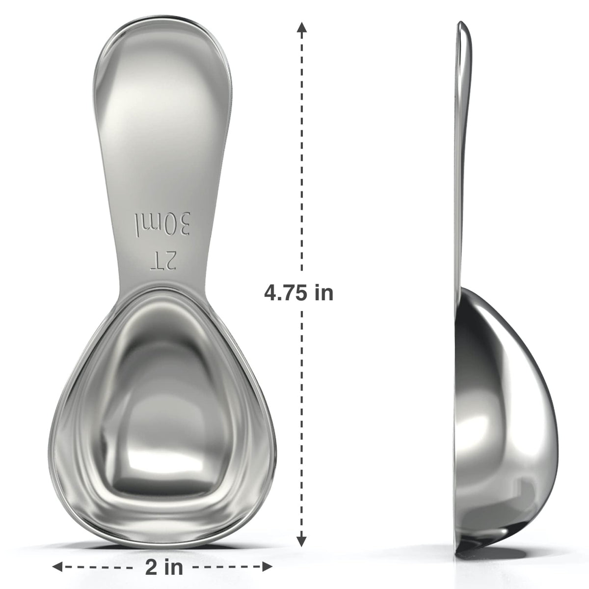 Stainless Steel Coffee Scoop Set (2 Count)