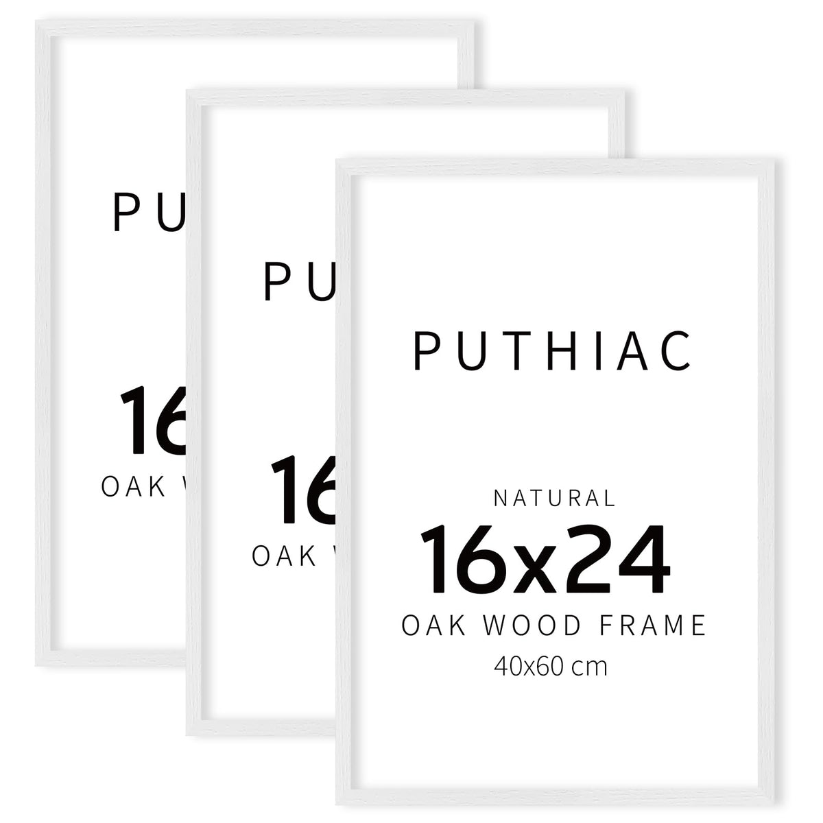 16x24 Solid Oak Wood Picture Frames