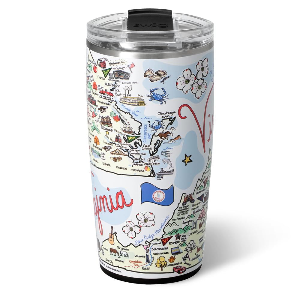 22oz Insulated Travel Mug with Handle & Lid