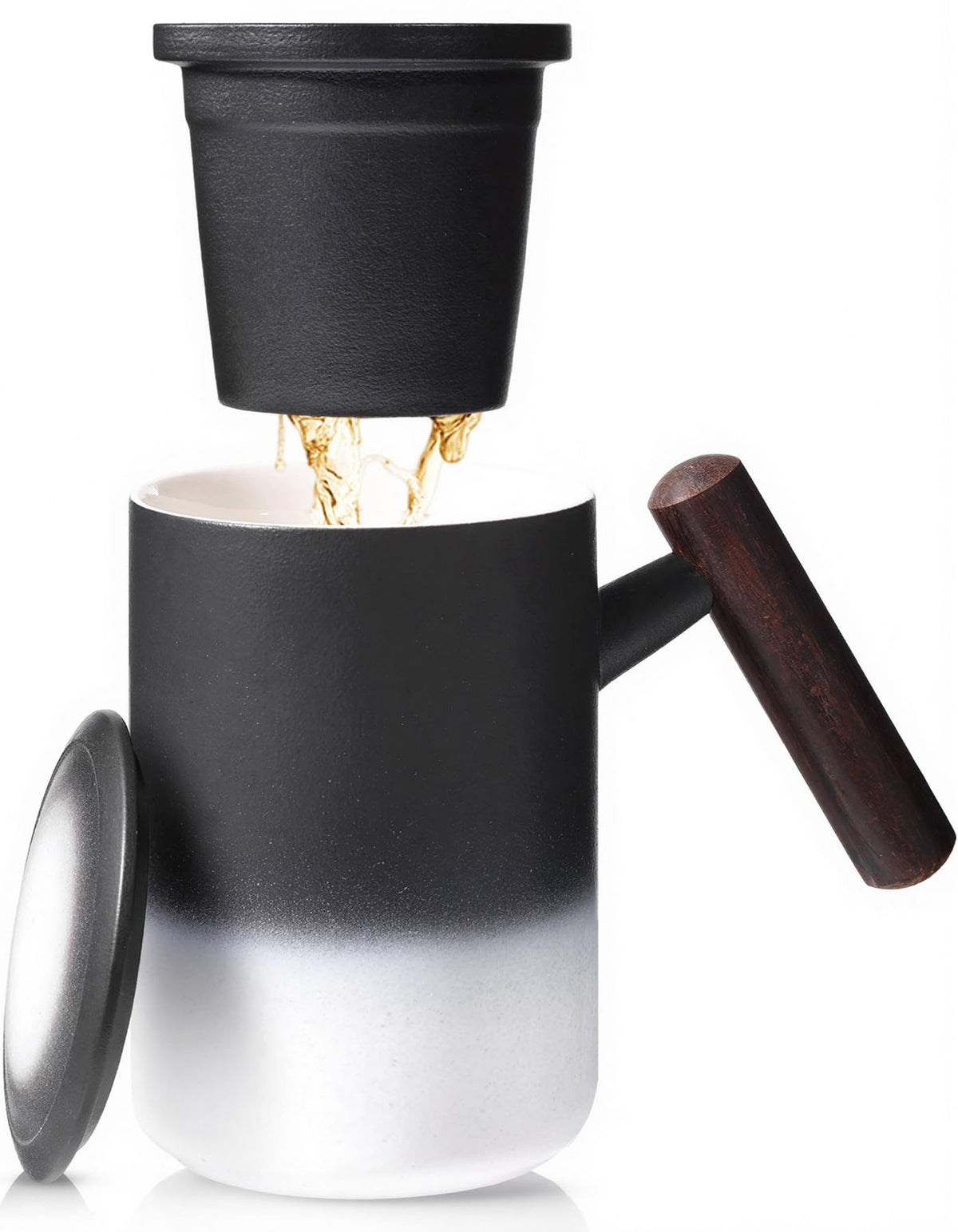 Tea Cup with Infuser and Lid