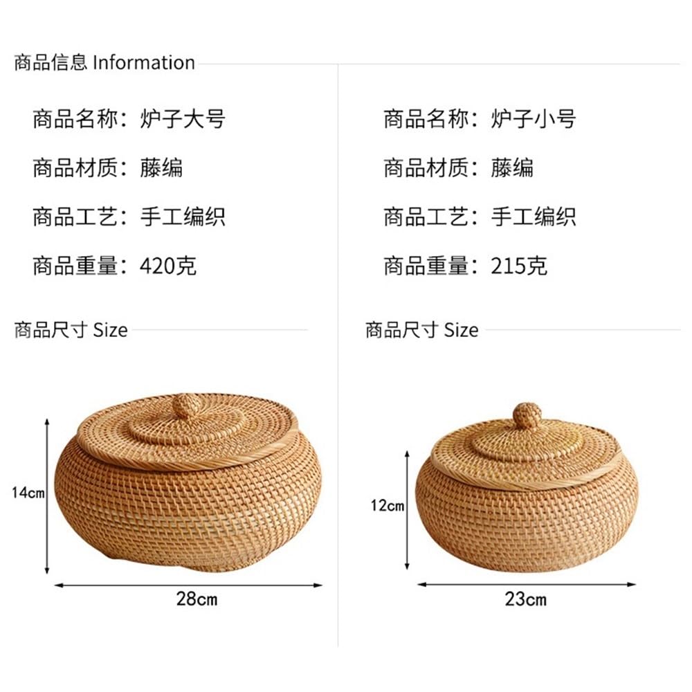 Fengyan Storage Japanese Autumn Rattan Storage Basket