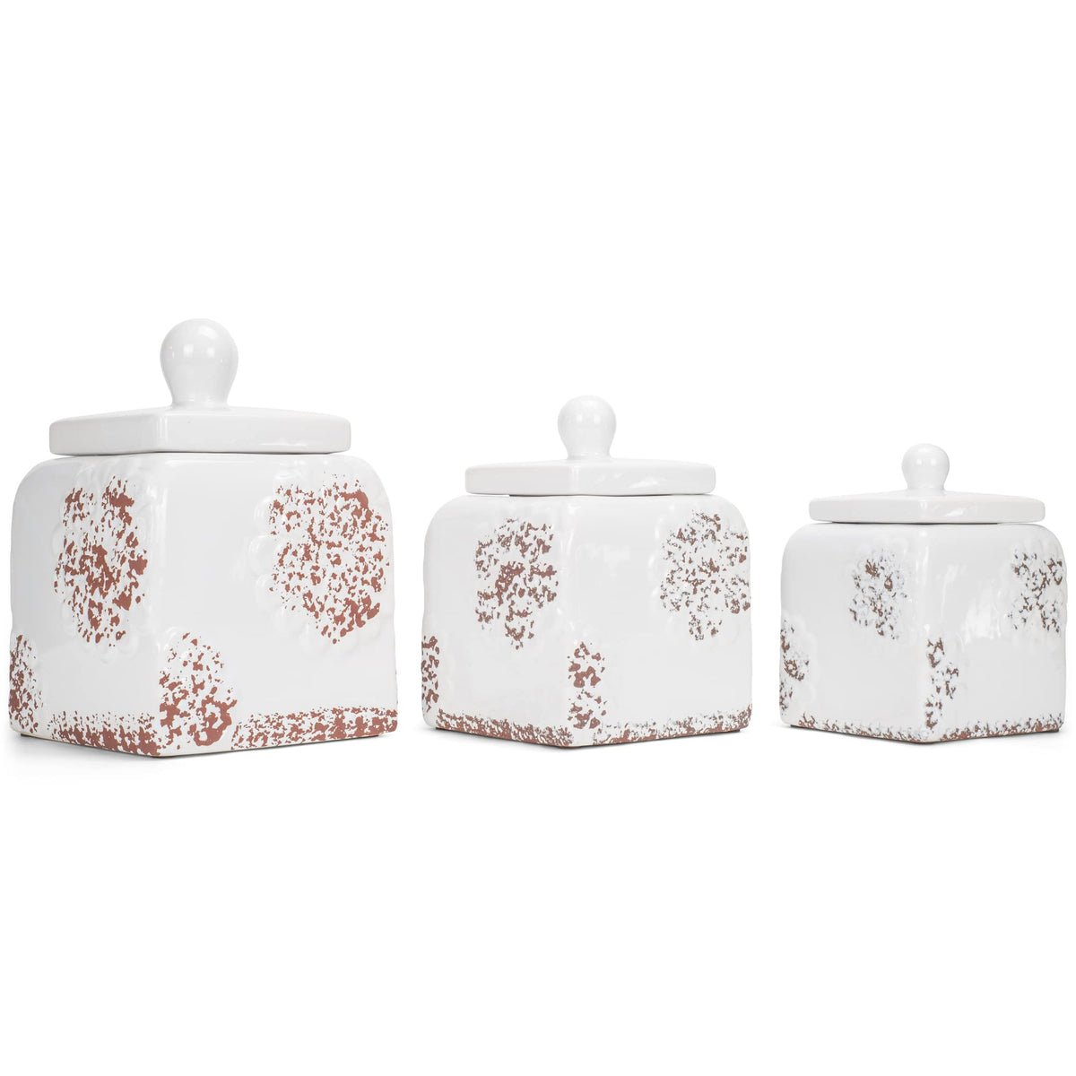 Floral White 10 (3 Count)