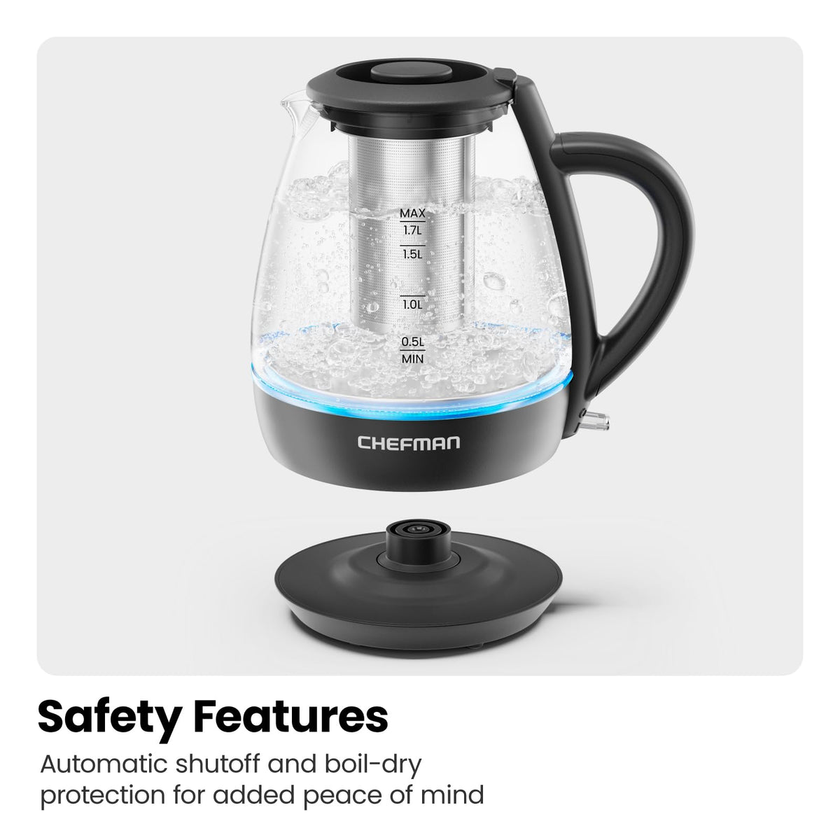 Electric Kettle with Tea Infuser