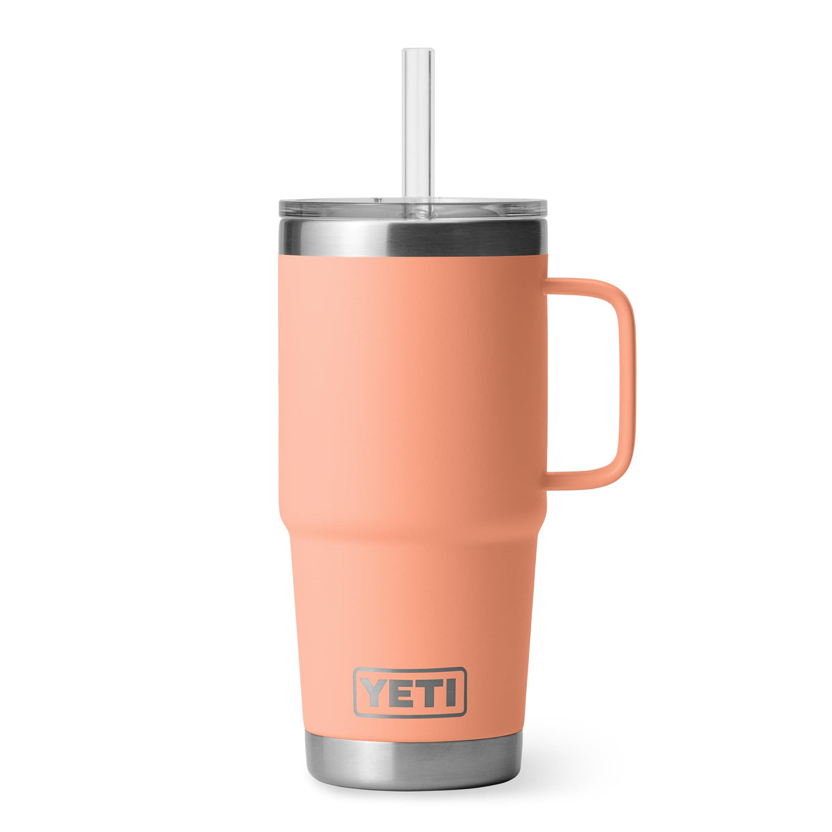 Rambler 25 oz Tumbler with Handle and Straw Lid