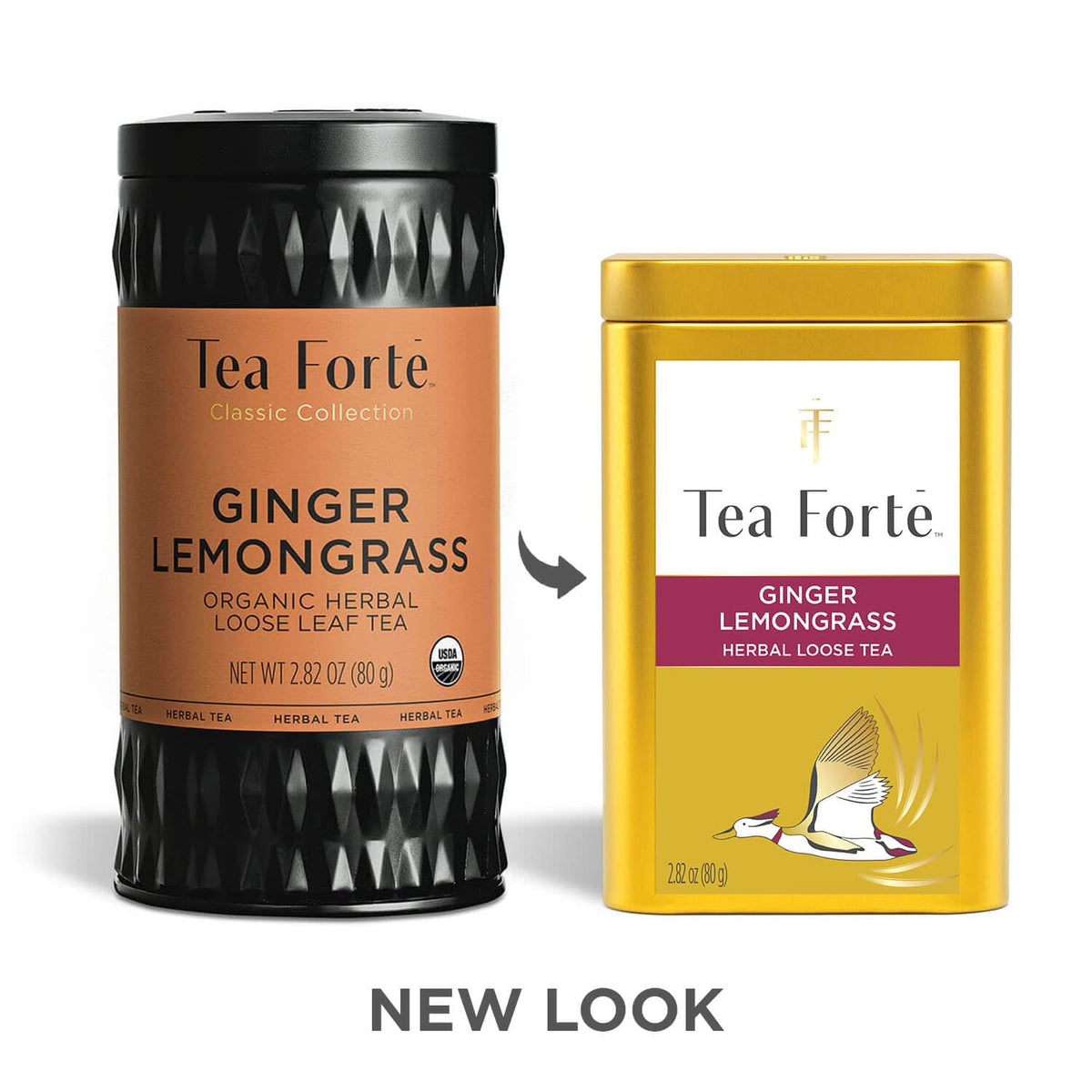 Ginger Lemongrass Loose Leaf Tea Canister (2.82 Ounce)