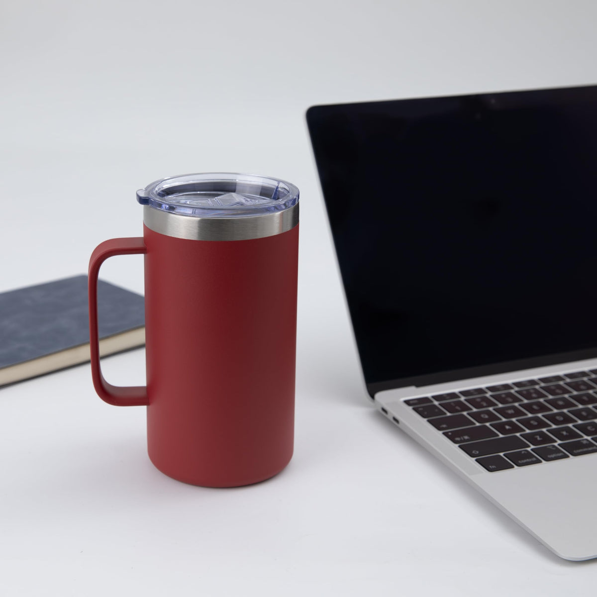 24oz Mug with Handle and Lid (4 Count)