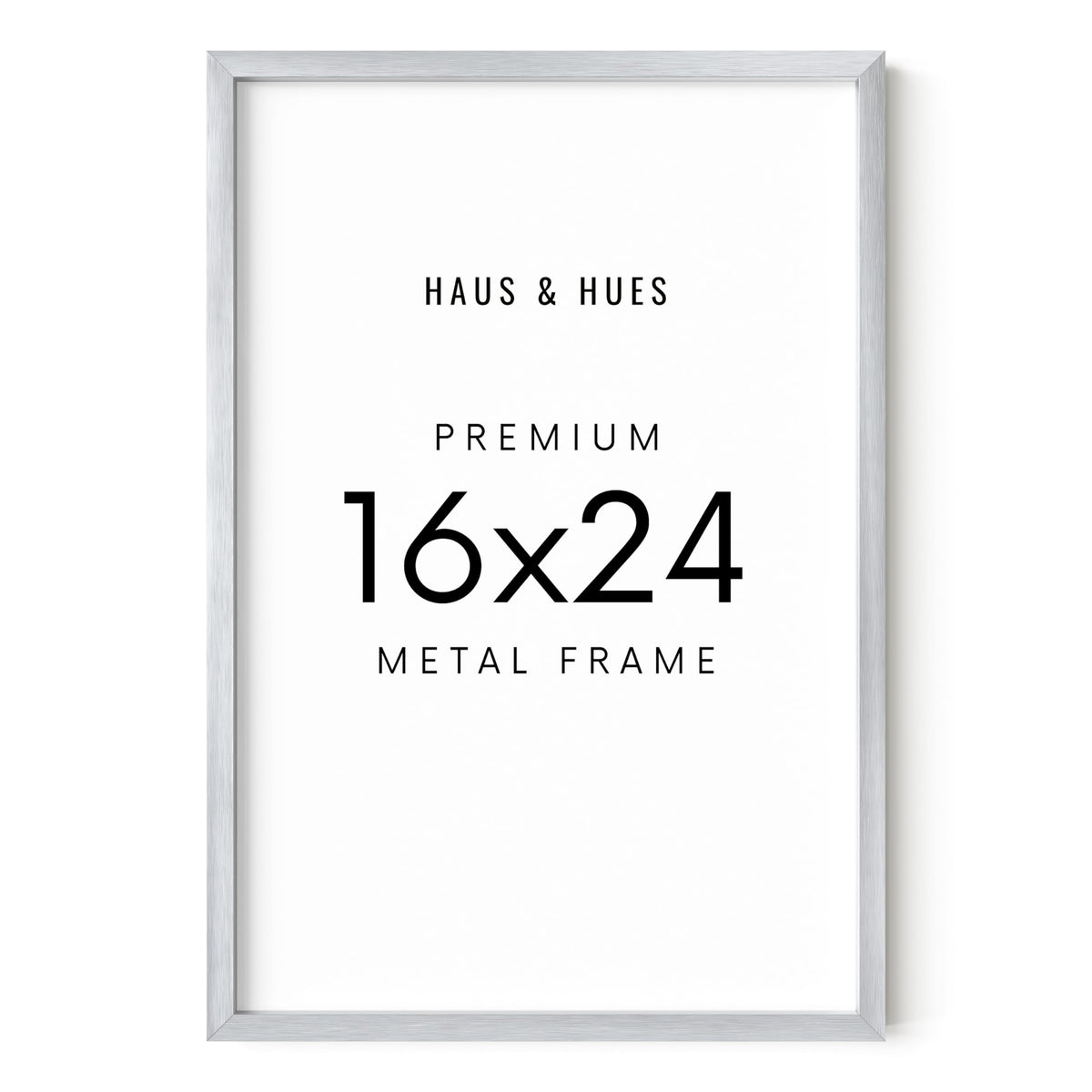 Standalone Silver Aluminum Frame Set of 1