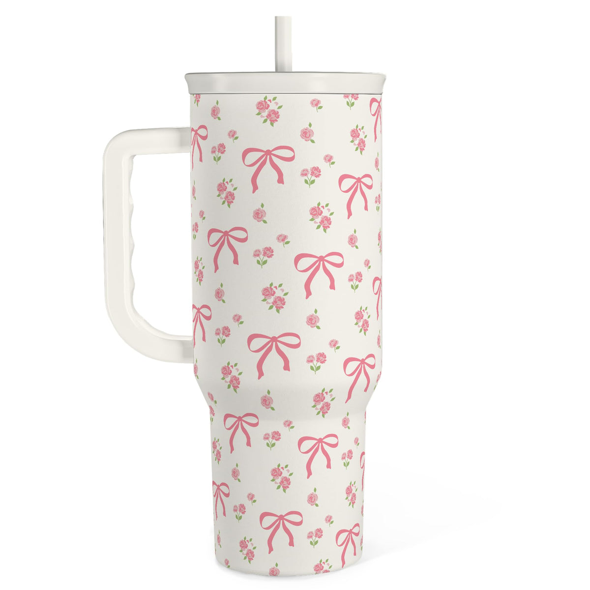 Bow Tumbler with Handle 40oz