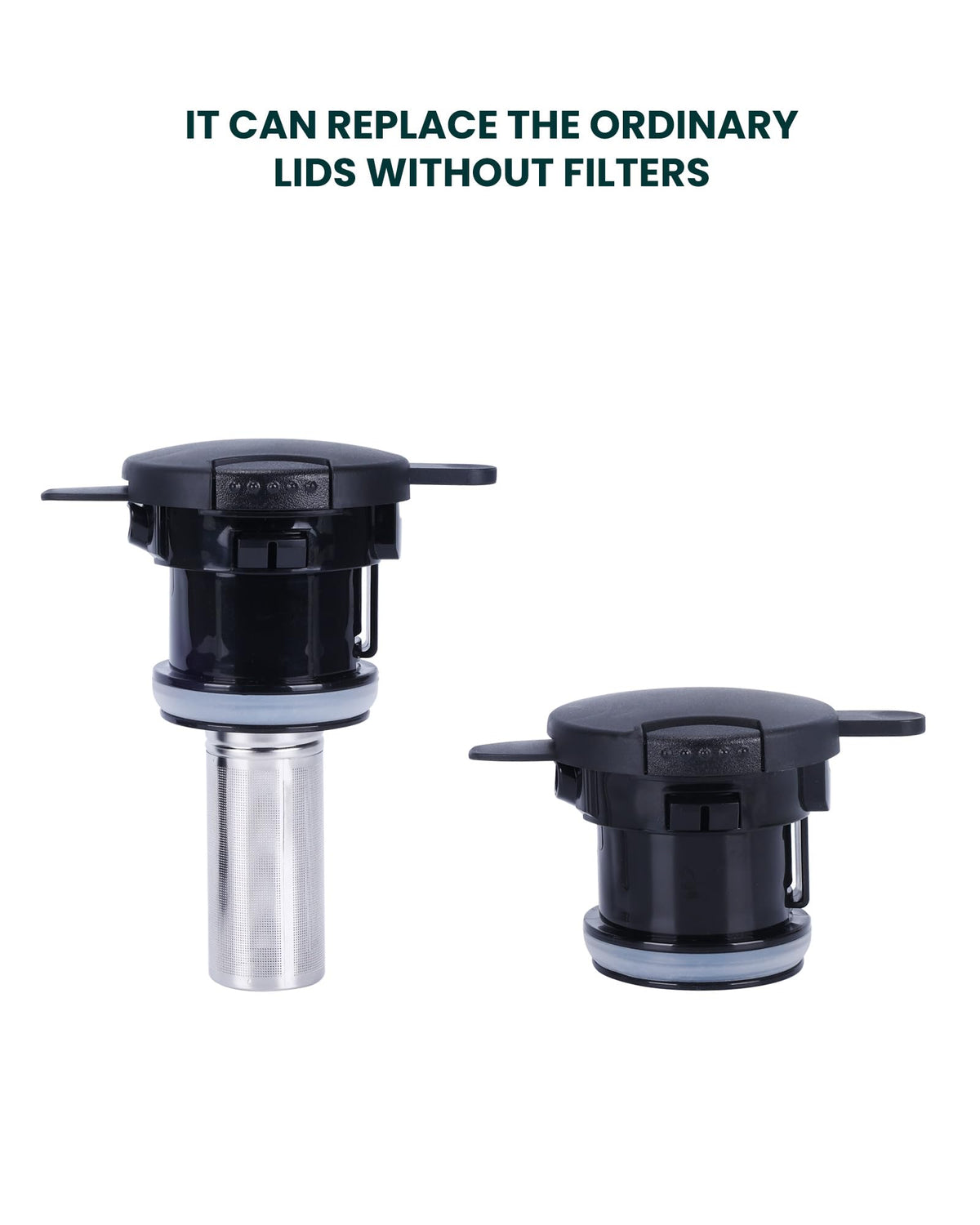 Stainless Steel Thermal Coffee Carafe Lid With Tea Infuser