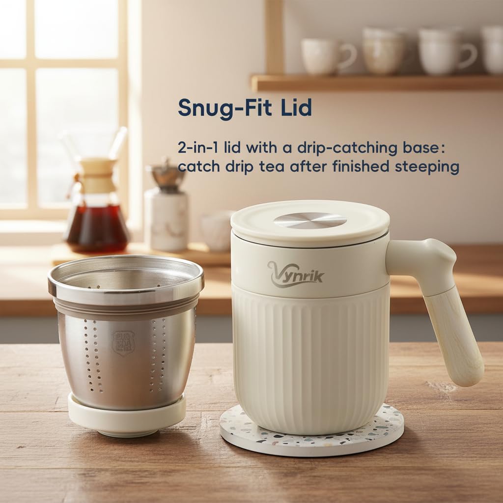 Tea Infuser Cup Doubles As Insulated Coffee Mug