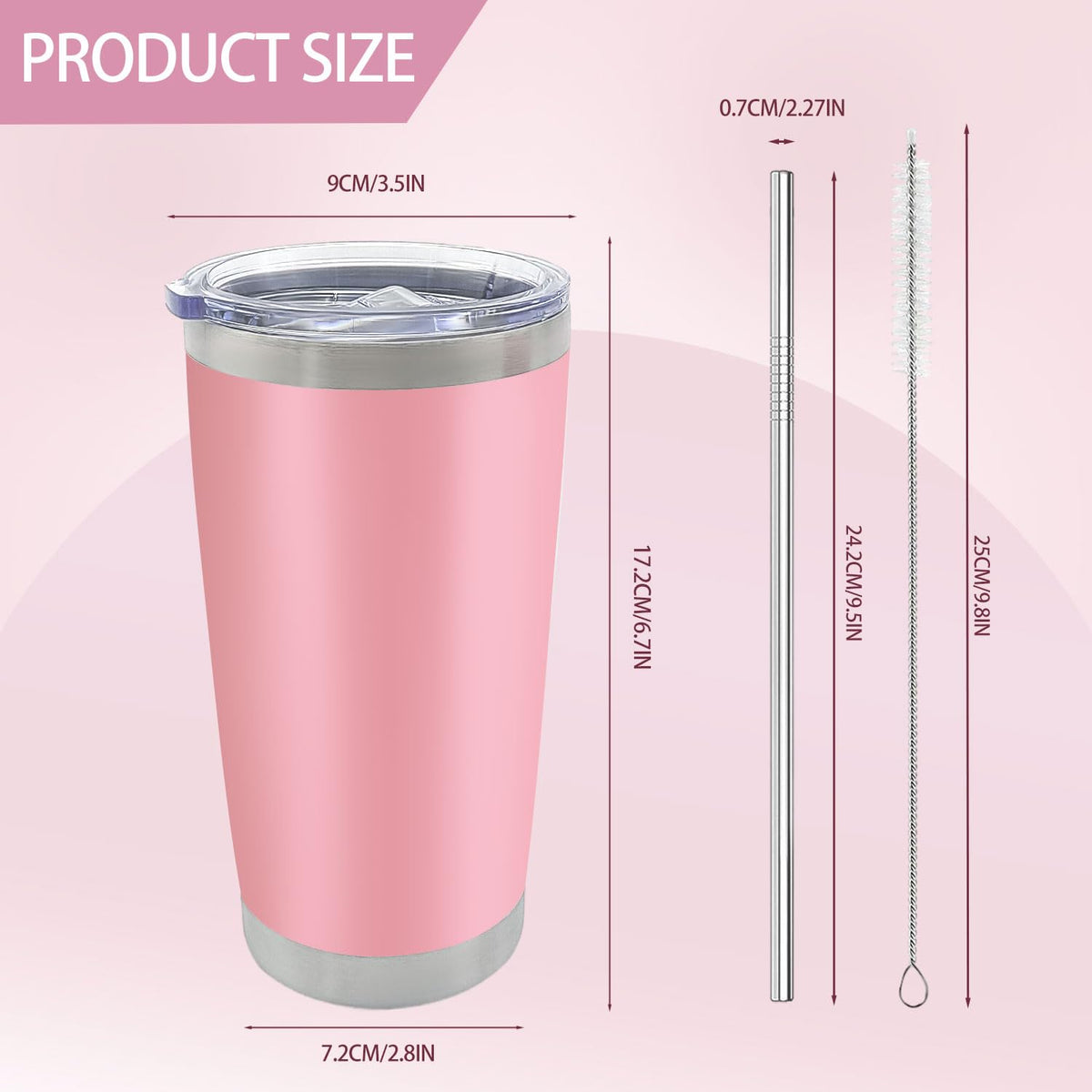 16 Pack Insulated Coffee Tumbler (16 Count)
