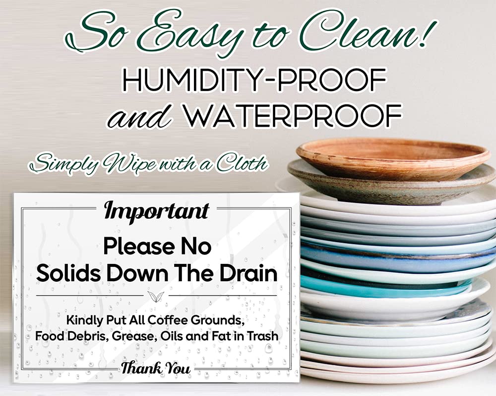 Please No Solids Down the Drain (3 Count)