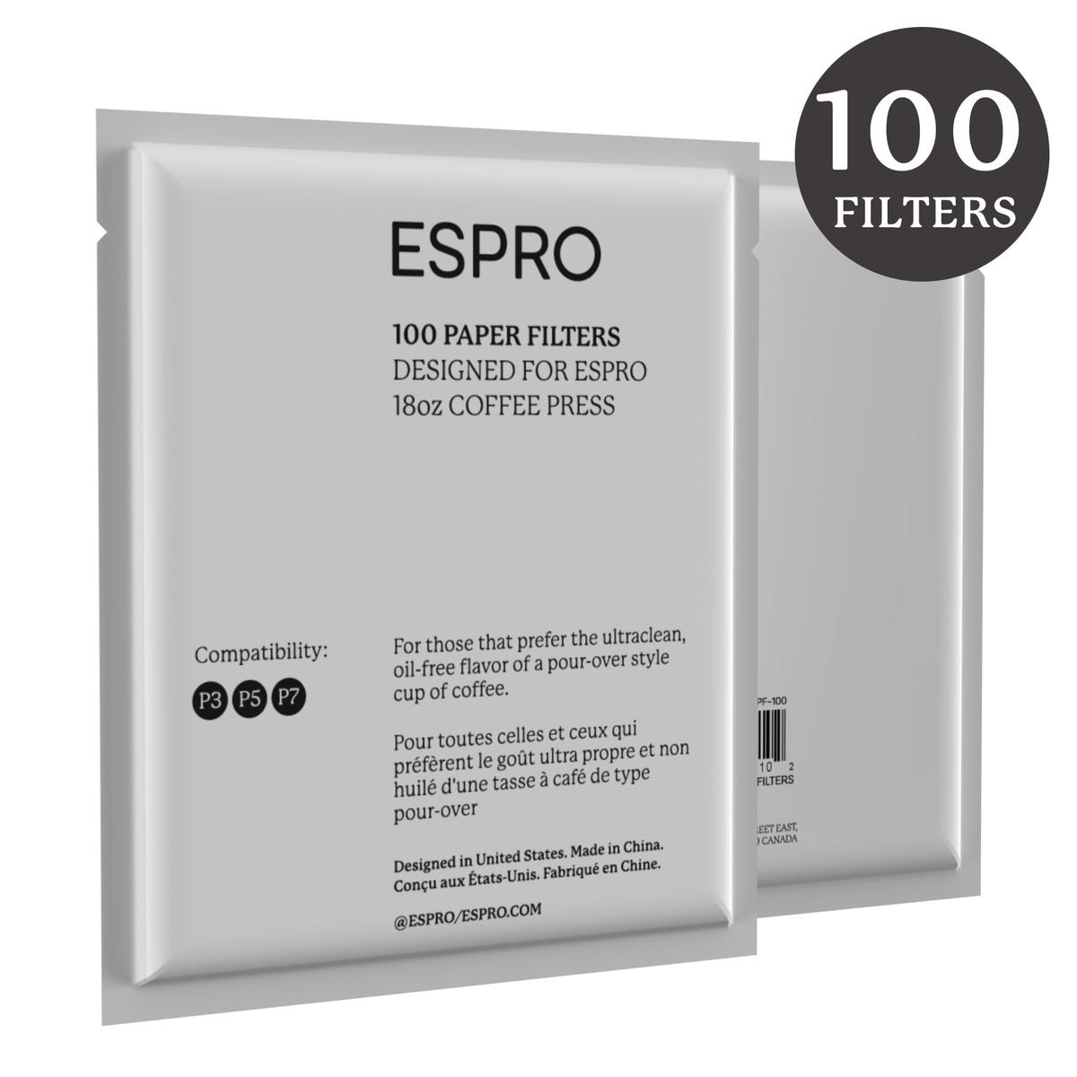 100 Count Coffee Paper Filters