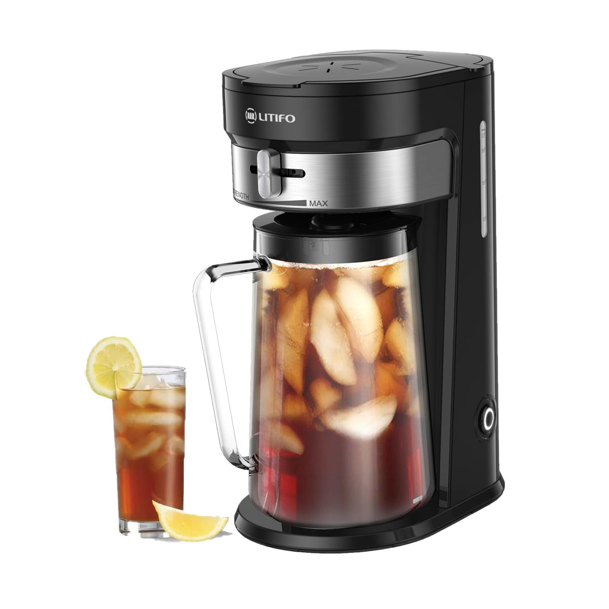 Iced Tea Maker and Iced Coffee Maker Brewing System with 2.5