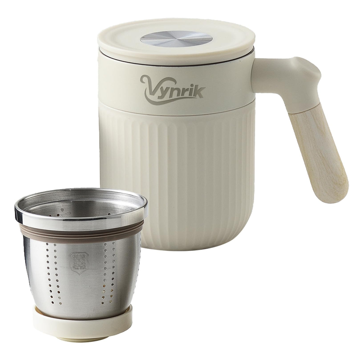 Tea Infuser Cup Doubles As Insulated Coffee Mug
