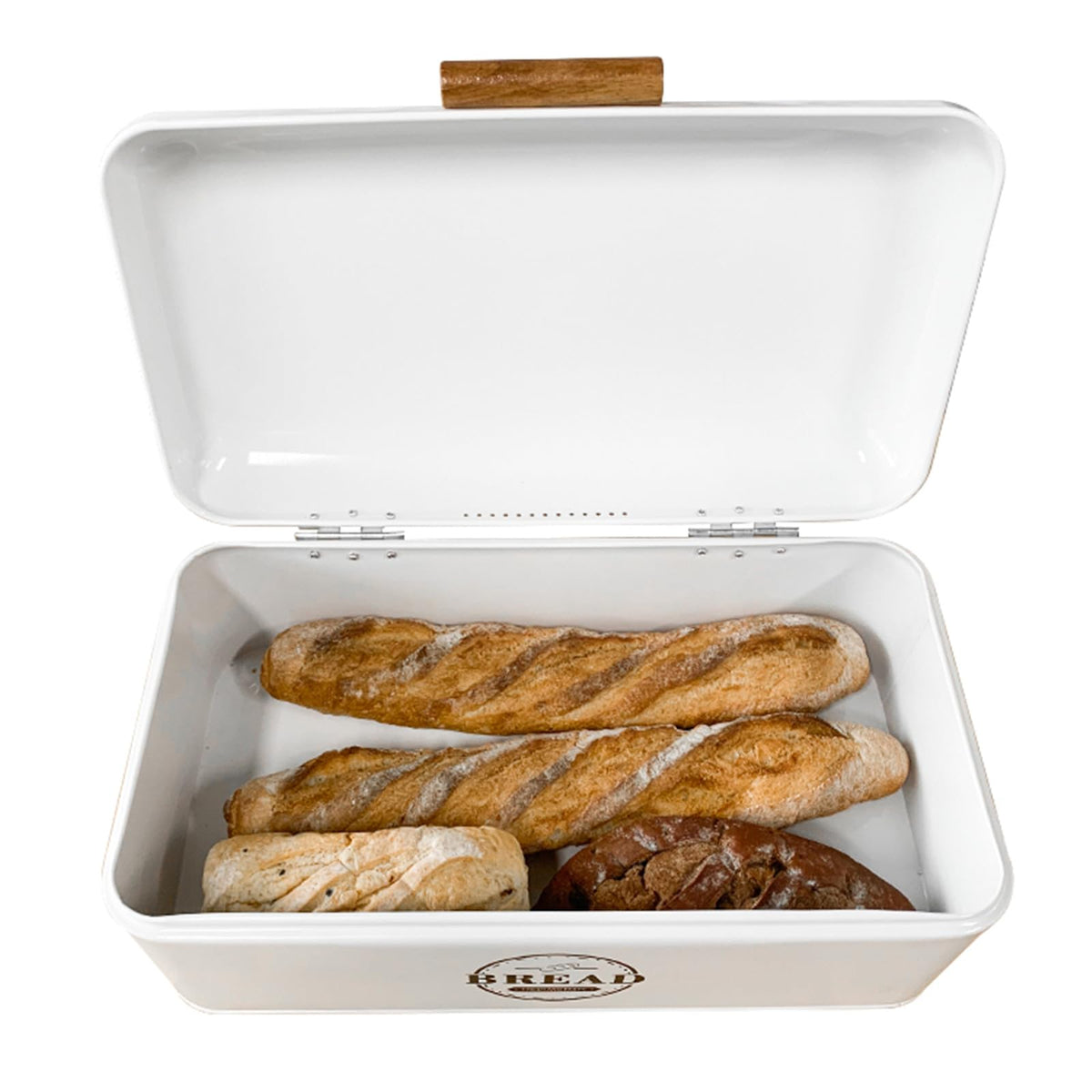 Large Bread Box and 3 Pieces with Sugar Tea Coffee Containers Set (3 Count)