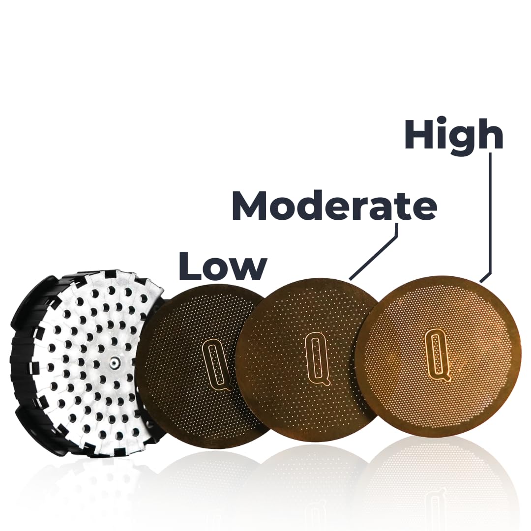 Pack of 3 Gold Titanium Coated Resuble Filters