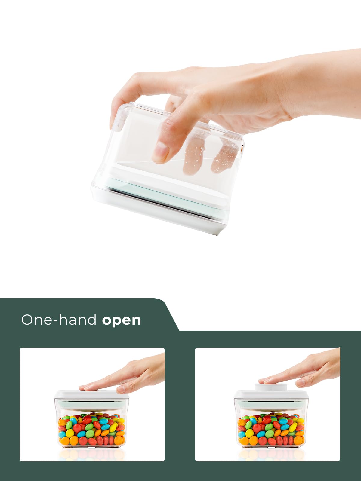 0.6 Qt Airtight Snack Containers
